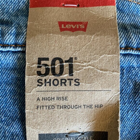 Levi's 501 High Rise Shorts - Picture 5 of 12